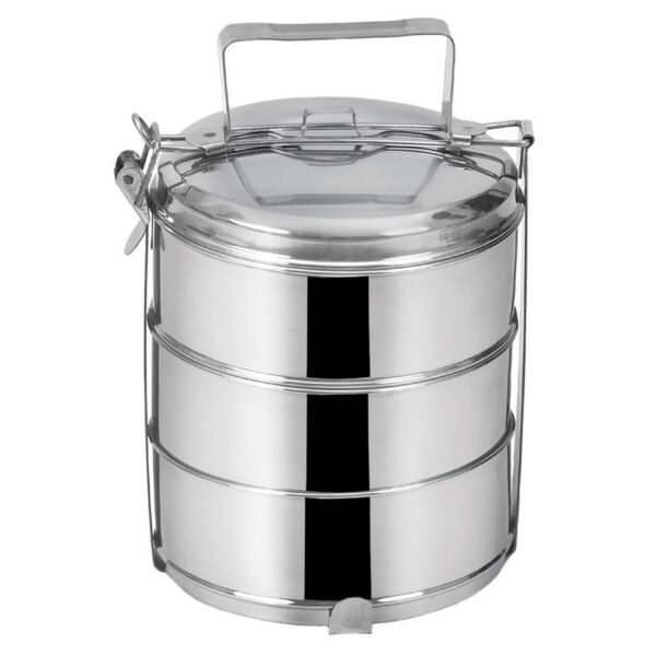MENAŻKA OBIADOWA STALOWA DO OBIADU ŻYWNOŚCI 3X1,3L
