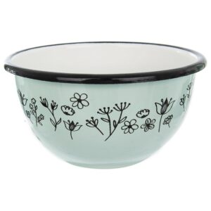 Miska miseczka emaliowana zielona LOUKA 12 cm 0,5 l