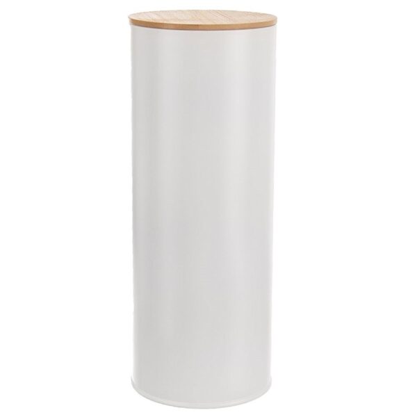 Pojemnik kuchenny na spaghetti metalowy / puszka biała WHITELINE 28,5 cm